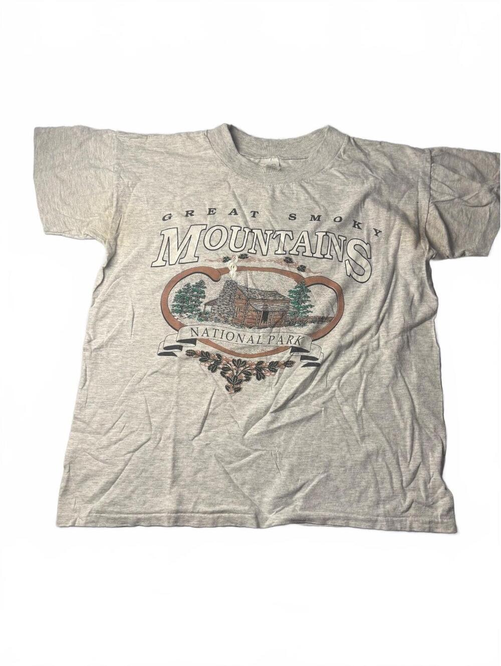 Vintage 90s Great Smoky Mountains T Shirt USA Single Stitch